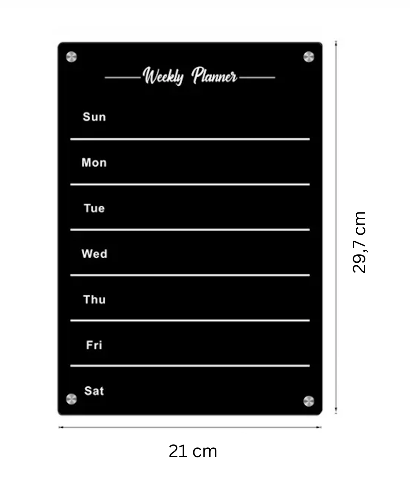 Magnetischer Kalender / Organizer